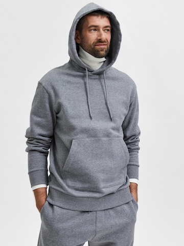 SELECTED HOMME Sweatshirt 'Jackman' in Grey