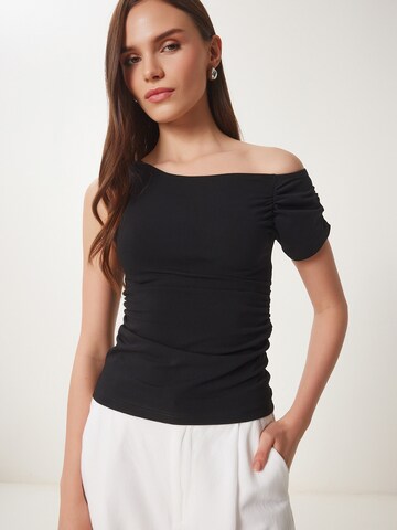 Happiness İstanbul T-shirt i svart: framsida