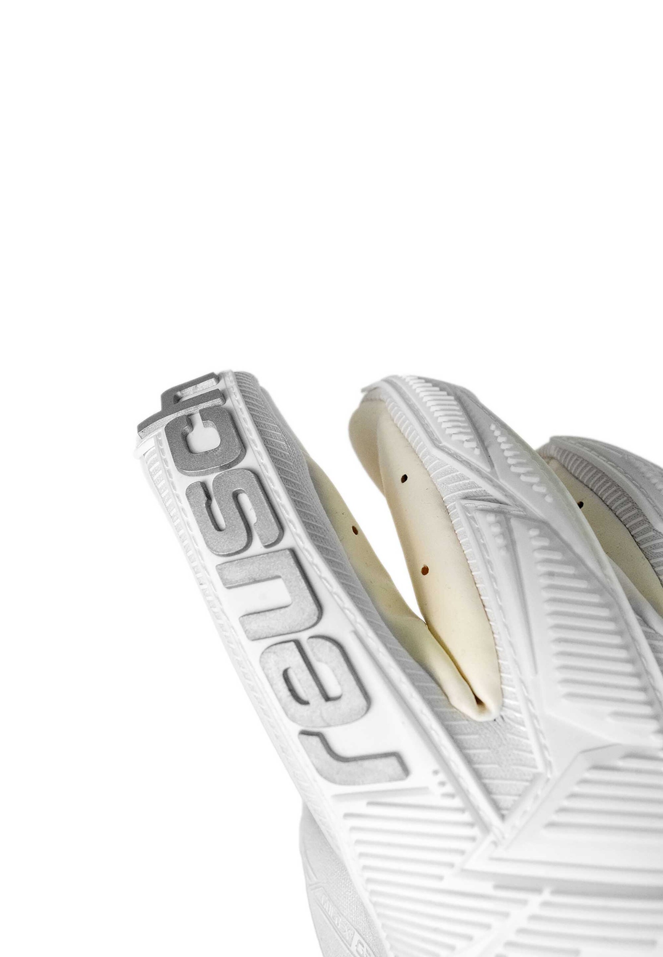 REUSCH Sports gloves 'Attrakt Gold X Strapless' in White