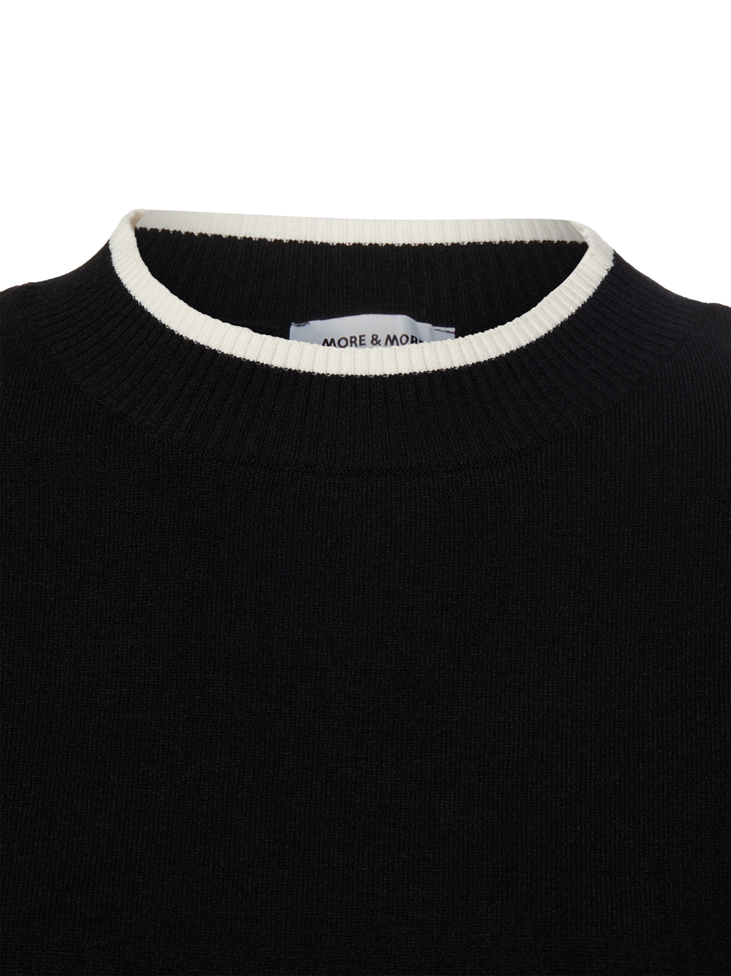 MORE & MORE Pullover in Schwarz