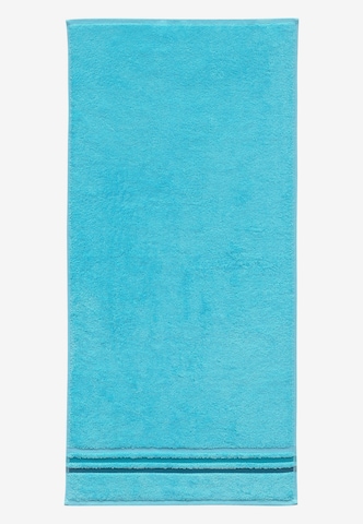 SCHIESSER Shower Towel 'Skyline Color' in Blue
