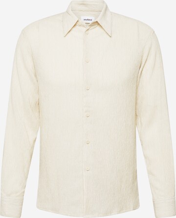 Coupe regular Chemise Soulland en blanc : devant