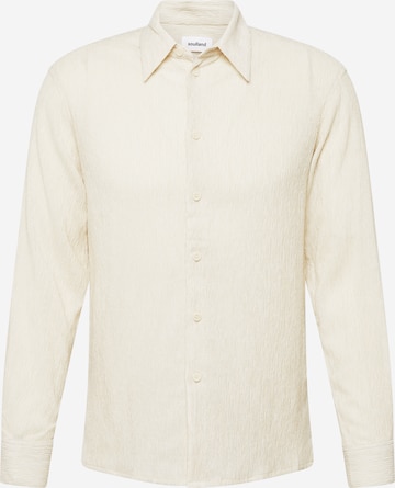 Coupe regular Chemise Soulland en blanc : devant