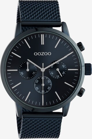 OOZOO Analog Watch in Blue: front