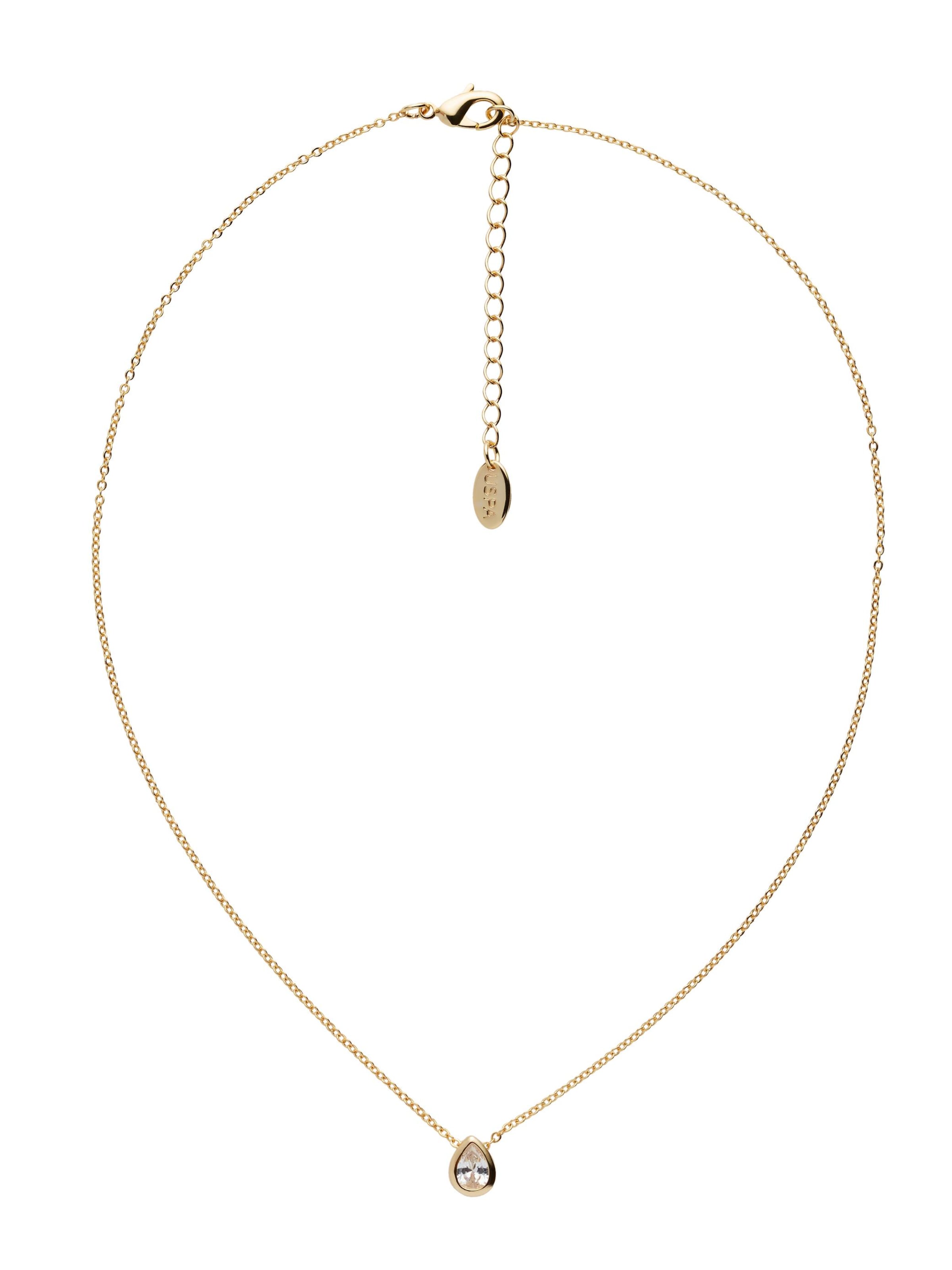 Collana 'Rebecca' di U.S. POLO ASSN. in oro: frontale