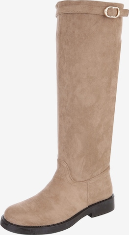 Ital-Design Stiefel in Braun: Vorderseite