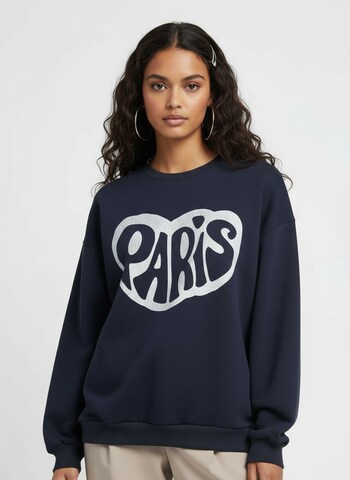 Sweat-shirt 'Mina' studioselect en bleu : devant