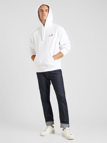 Carhartt WIP Sweatshirt 'American Script' in Weiß