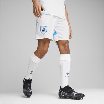 PUMA Regular Sporthose 'Olympique de Marseille' in Weiß