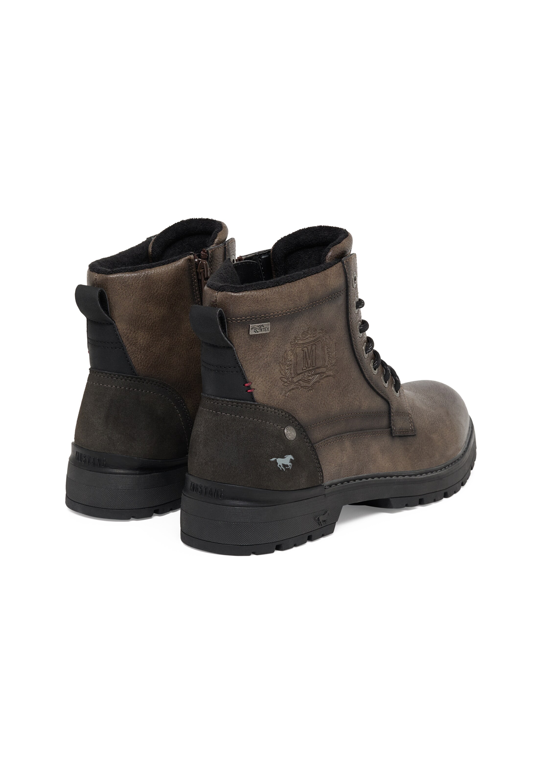 MUSTANG Schnürboots in Braun