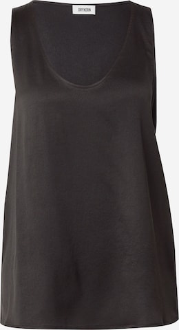 juoda DRYKORN Palaidinė be rankovių 'AMINAH': priekis