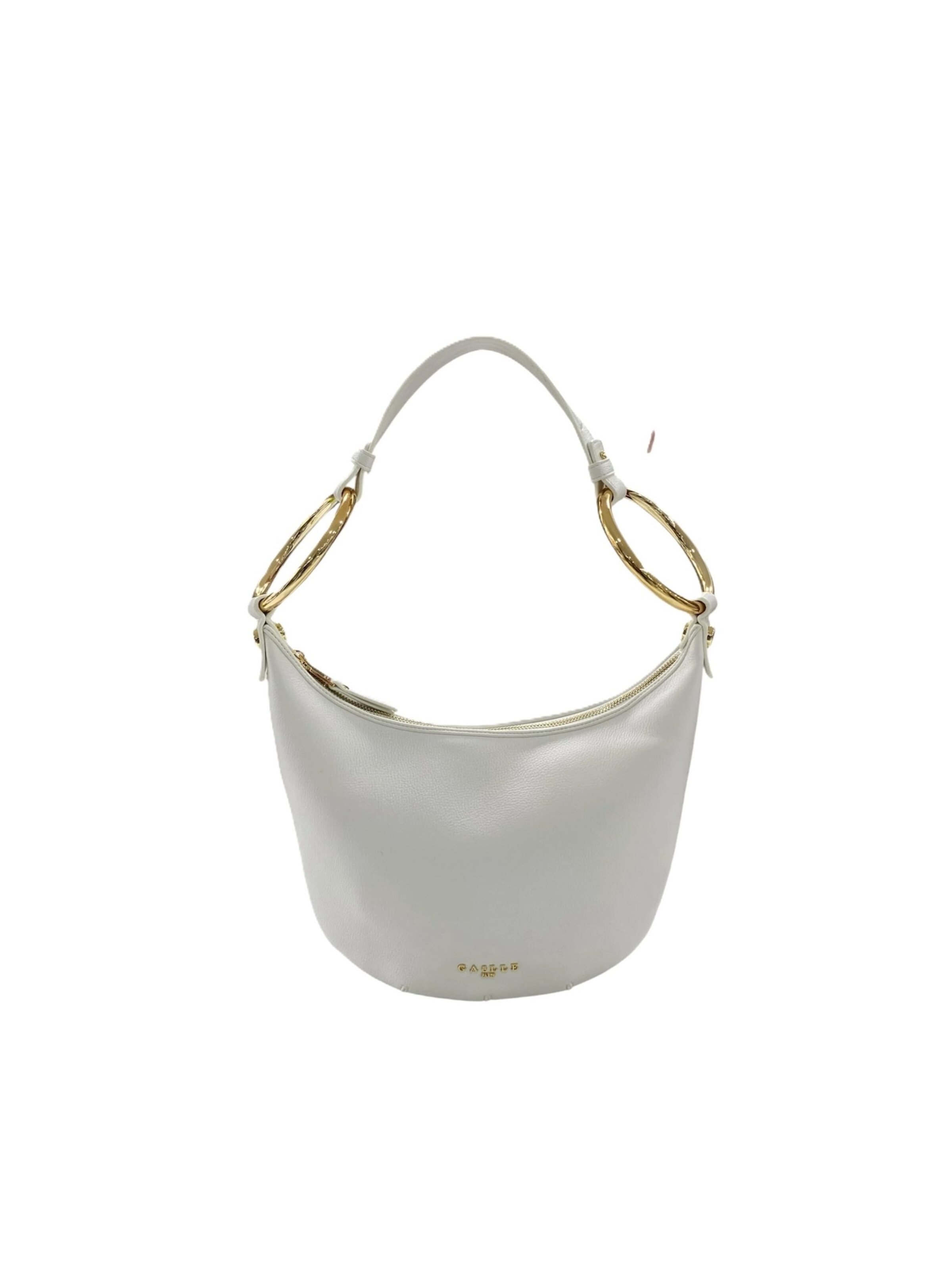 Borsa a spalla 'GAACW03070' di Gaelle Paris in bianco: frontale