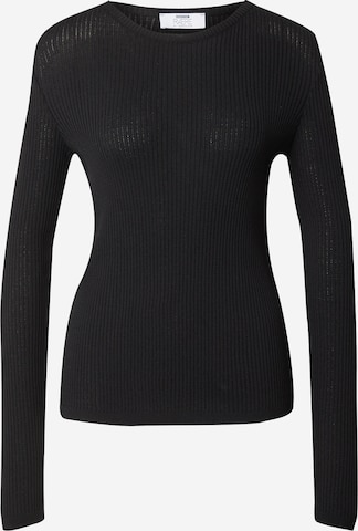 RÆRE by Lorena Rae Pullover 'Juna' in Schwarz: predná strana