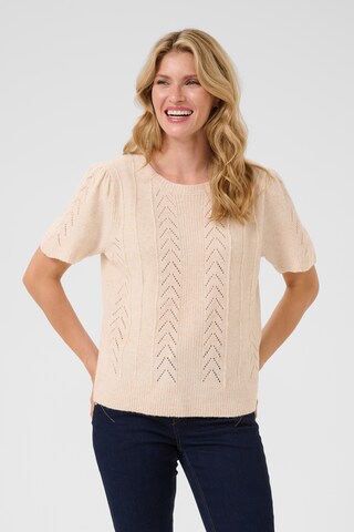 Pull-over Cream en beige : devant