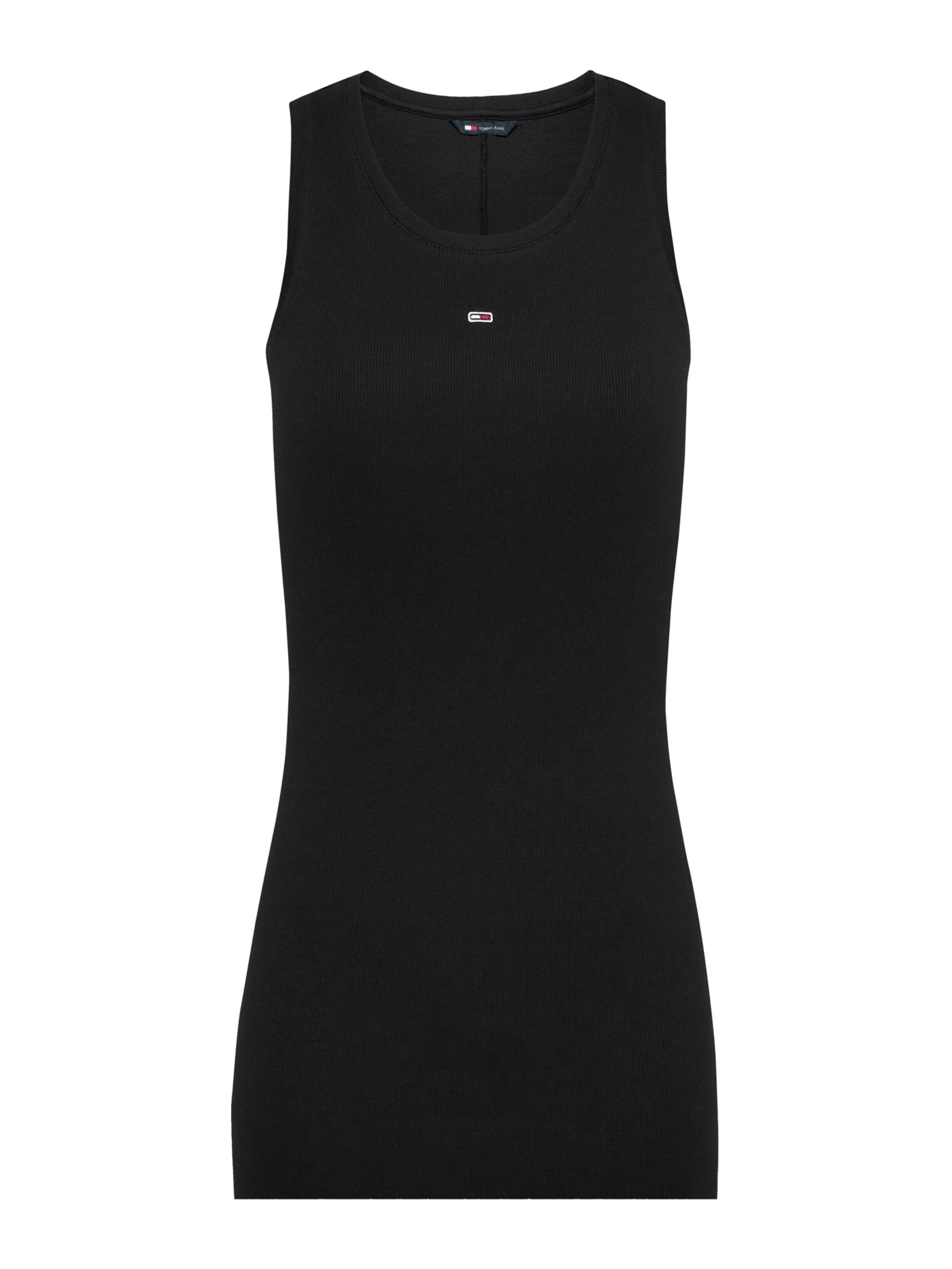 Tommy Jeans Mekko 'ESSENTIAL' värissä musta: etupuoli