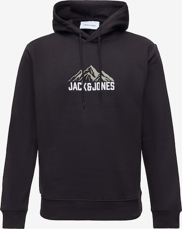 JACK & JONES - Sudadera 'JJROCHE' en negro: frente