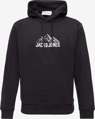 JACK & JONES Sweatshirt 'JJROCHE' in S in schwarz / weiß, Produktansicht