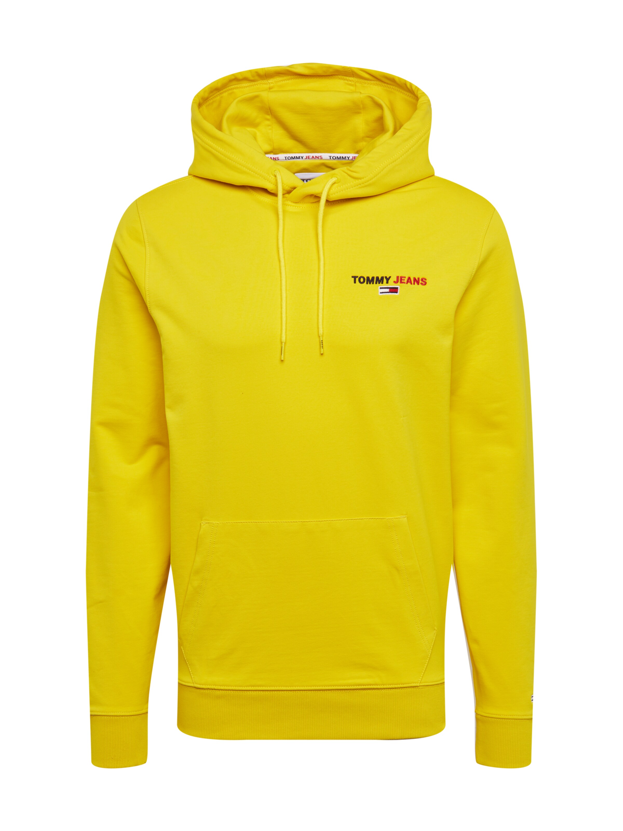 yellow tommy jeans hoodie
