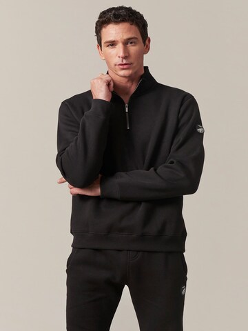 Deeluxe Sweatshirt 'Druk' in Schwarz: Vorderseite