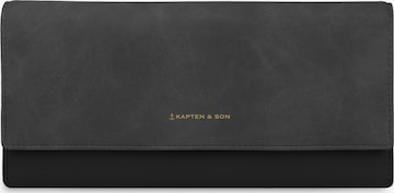 Kapten & Son Портмоне 'Triomphe All Black' в черно: отпред