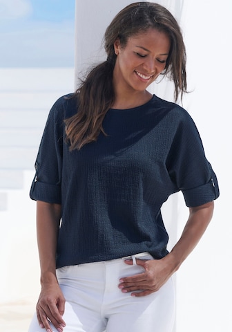 VIVANCEBluza - plava boja: prednji dio