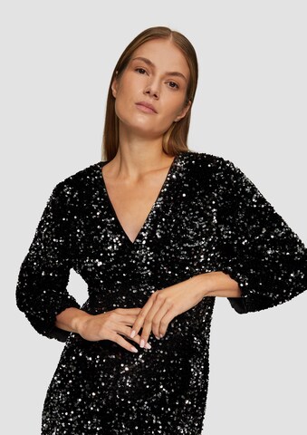 s.Oliver BLACK LABEL Jurk in Zwart