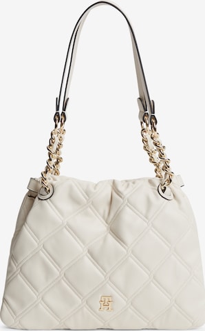 TOMMY HILFIGER Наплечная сумка в Бежевый: спереди