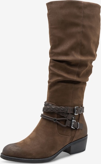 Cizme MARCO TOZZI pe maro mokka, Vizualizare produs