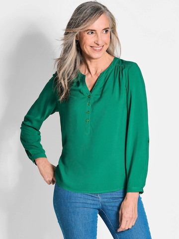 Goldner Blouse in Groen: voorkant