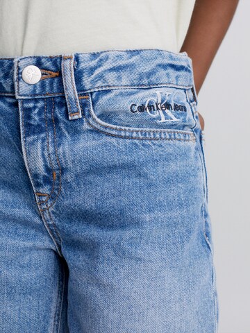 Calvin Klein Jeans Zvonové kalhoty Džíny – modrá