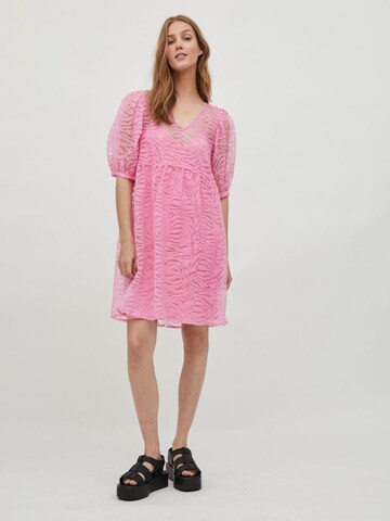 VILA Dress in Pink: front