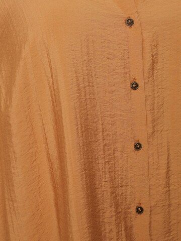 Zizzi Blouse 'MILLA' in Brown