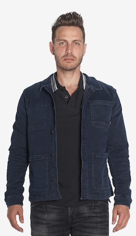 Le Temps Des Cerises Between-Season Jacket 'ZEPHYR' in Blue: front