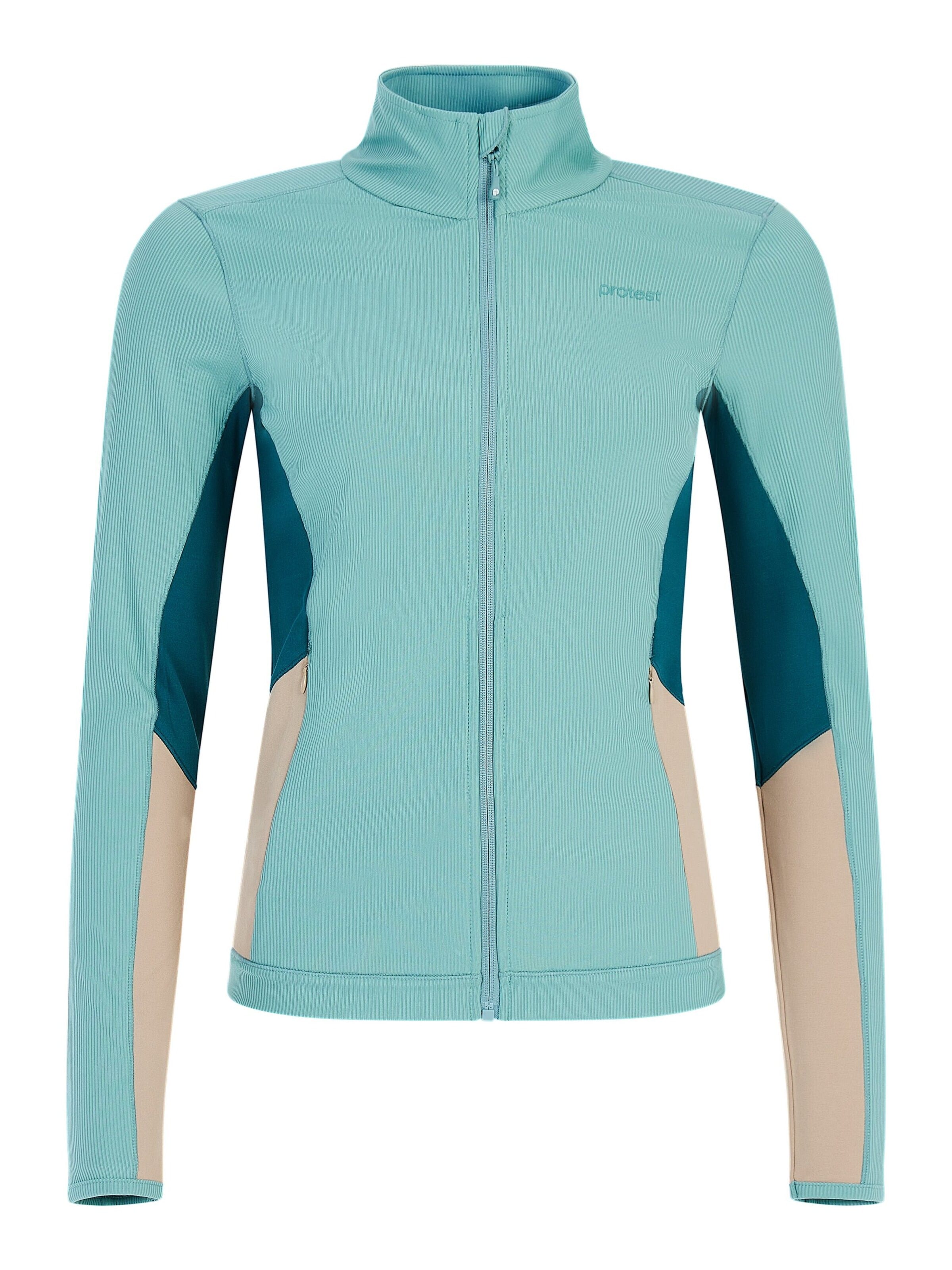 PROTEST Sports sweat jacket 'PRTNikio' in Blue: front