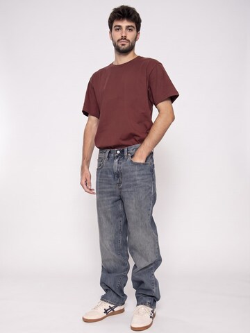 Baggy Jeans '568 Loose Straight Aisle Seat Dark Indigo' di LEVI'S ® in blu