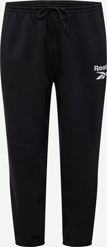 Loosefit Pantalon Reebok en noir : devant