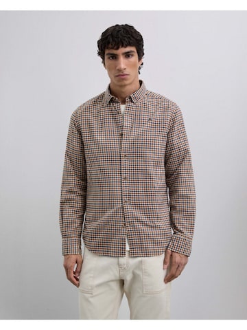 Scalpers Regular Fit Hemd in Grau: Vorderseite