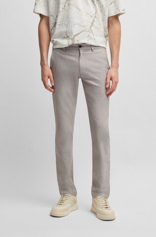 BOSS Slim fit Chino Pants in Grey: front