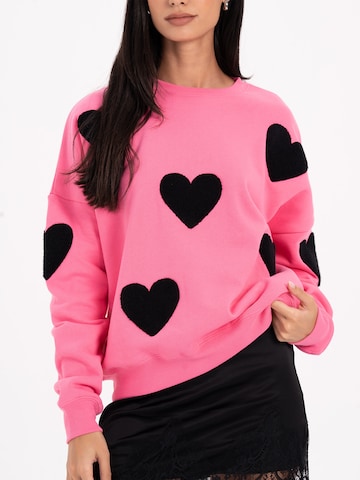 Sweat-shirt MYLAVIE by Sarah Harrison en rose