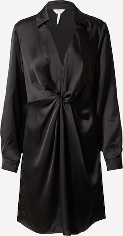 OBJECT Košilové šaty – černá: přední strana