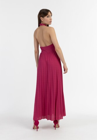 Robe de soirée faina en rose