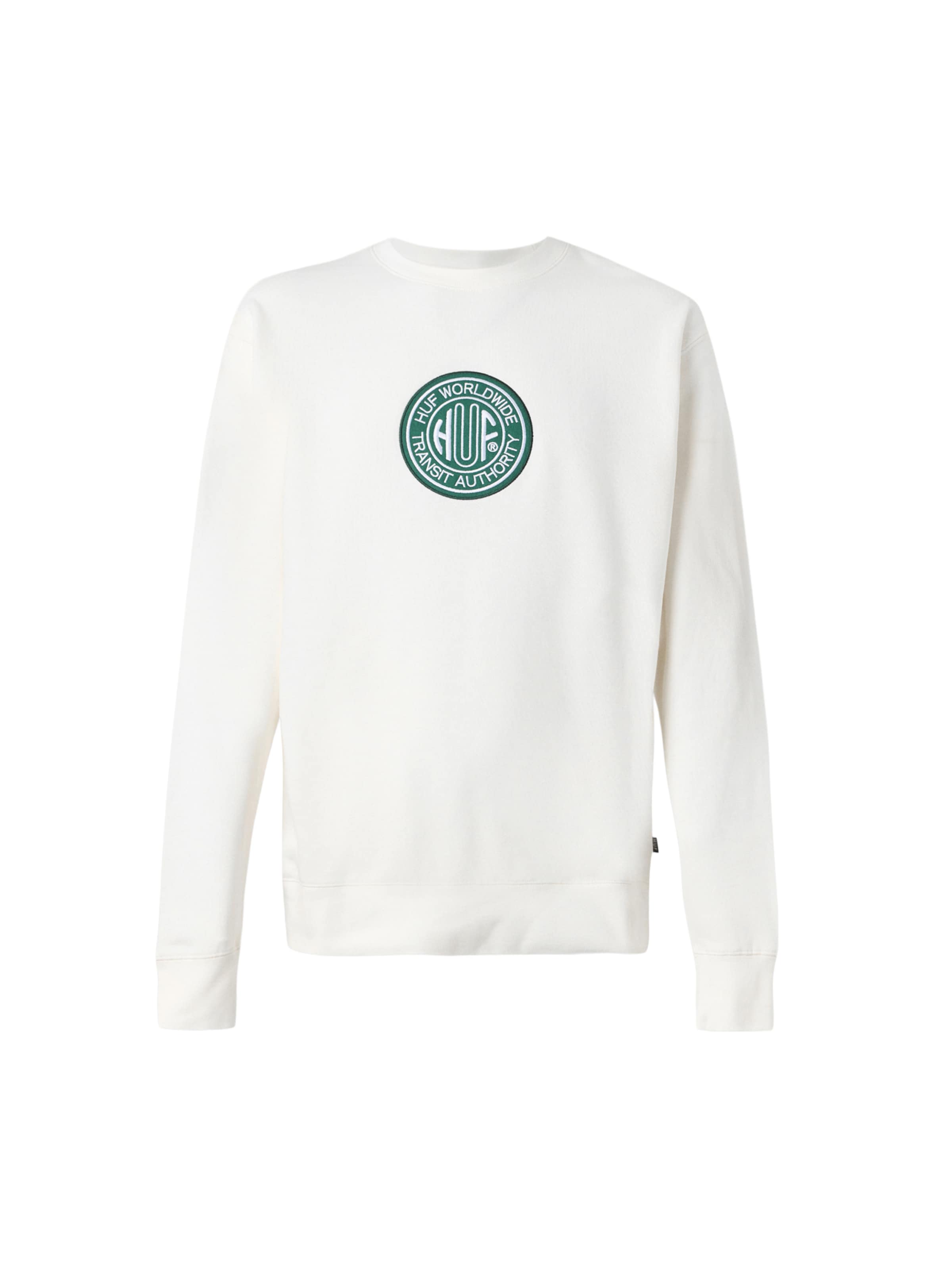 HUF Свитшот 'Transit Authority' в Бежевый: спереди