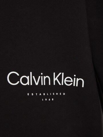 Calvin Klein Big & Tall Sweatshirt in Schwarz