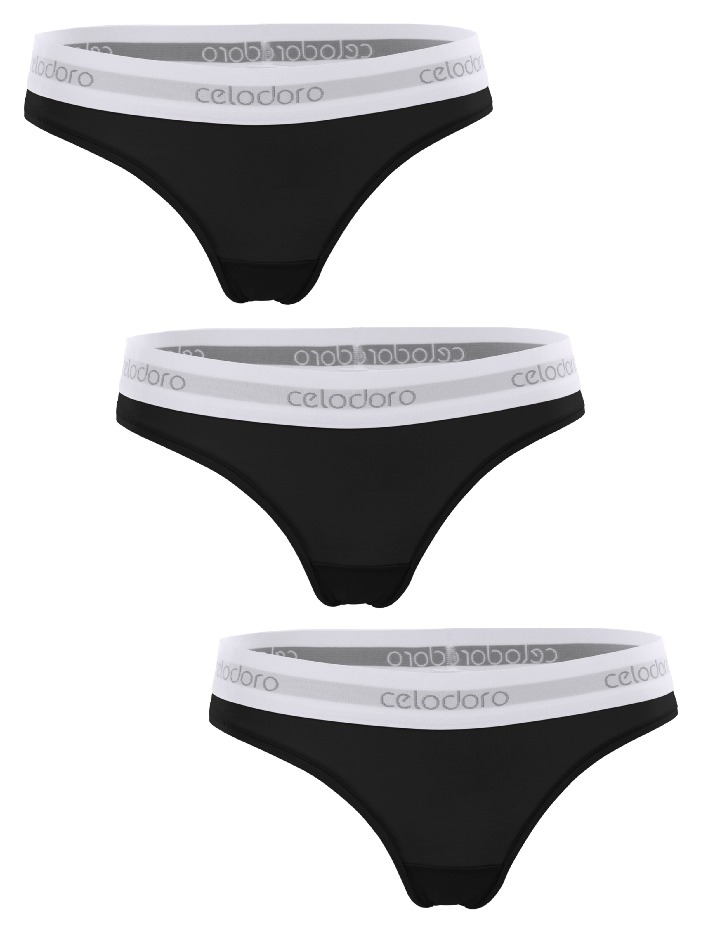 celodoro Panty 'Sport Comfort' in Black: front