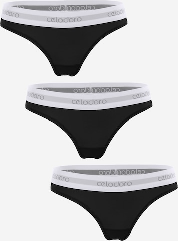 celodoro Panty 'Sport Comfort' in Black: front