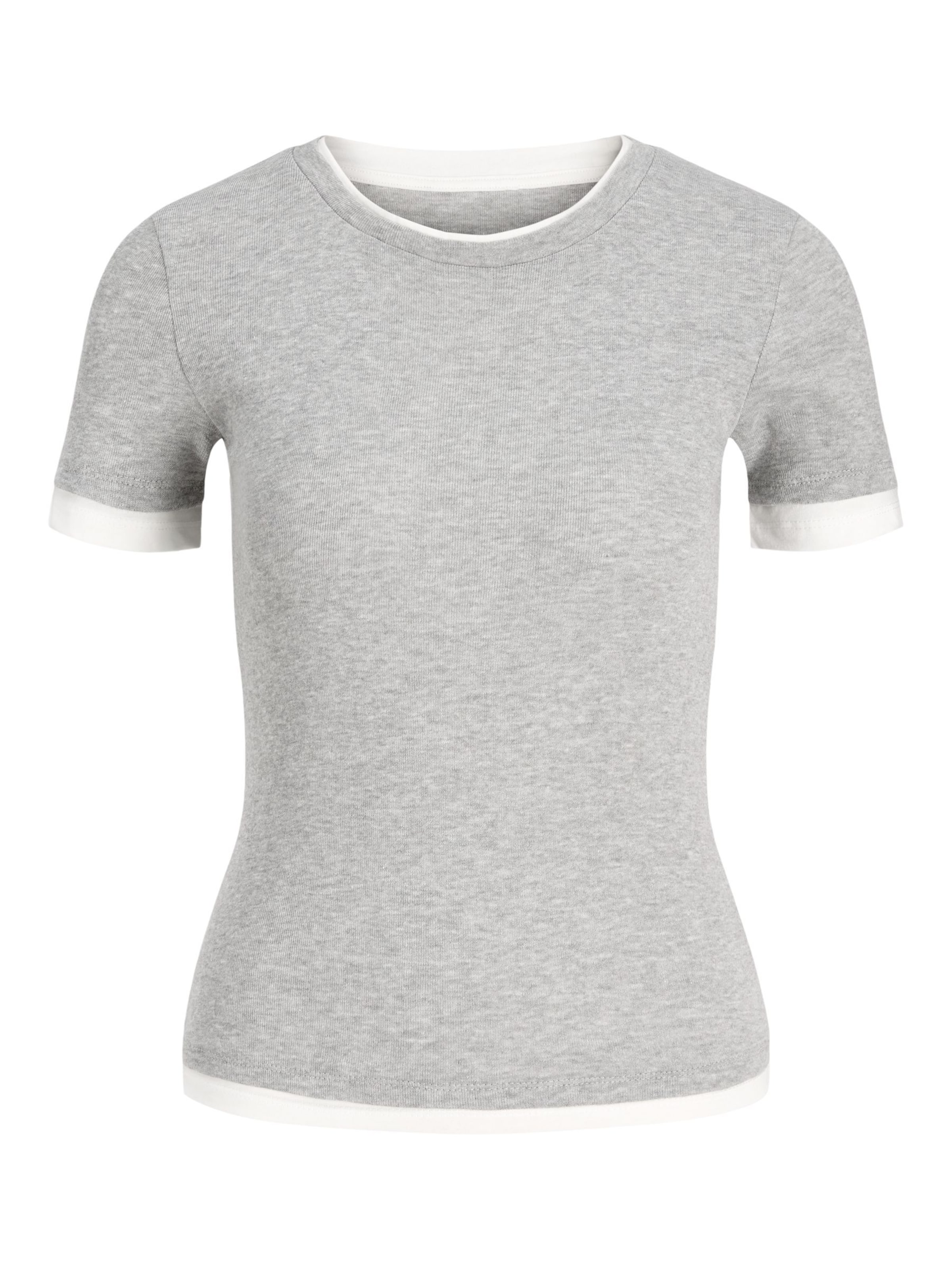 Maglietta di JJXX in grigio: frontale