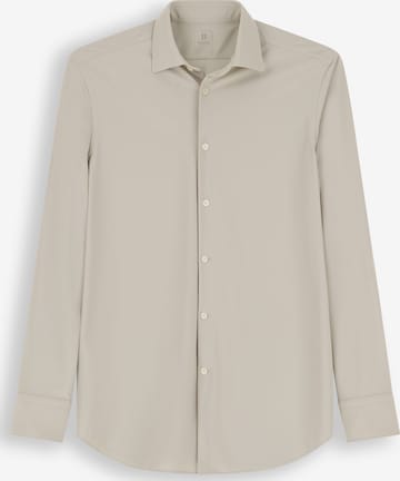 Chemise Boggi Milano en beige : devant