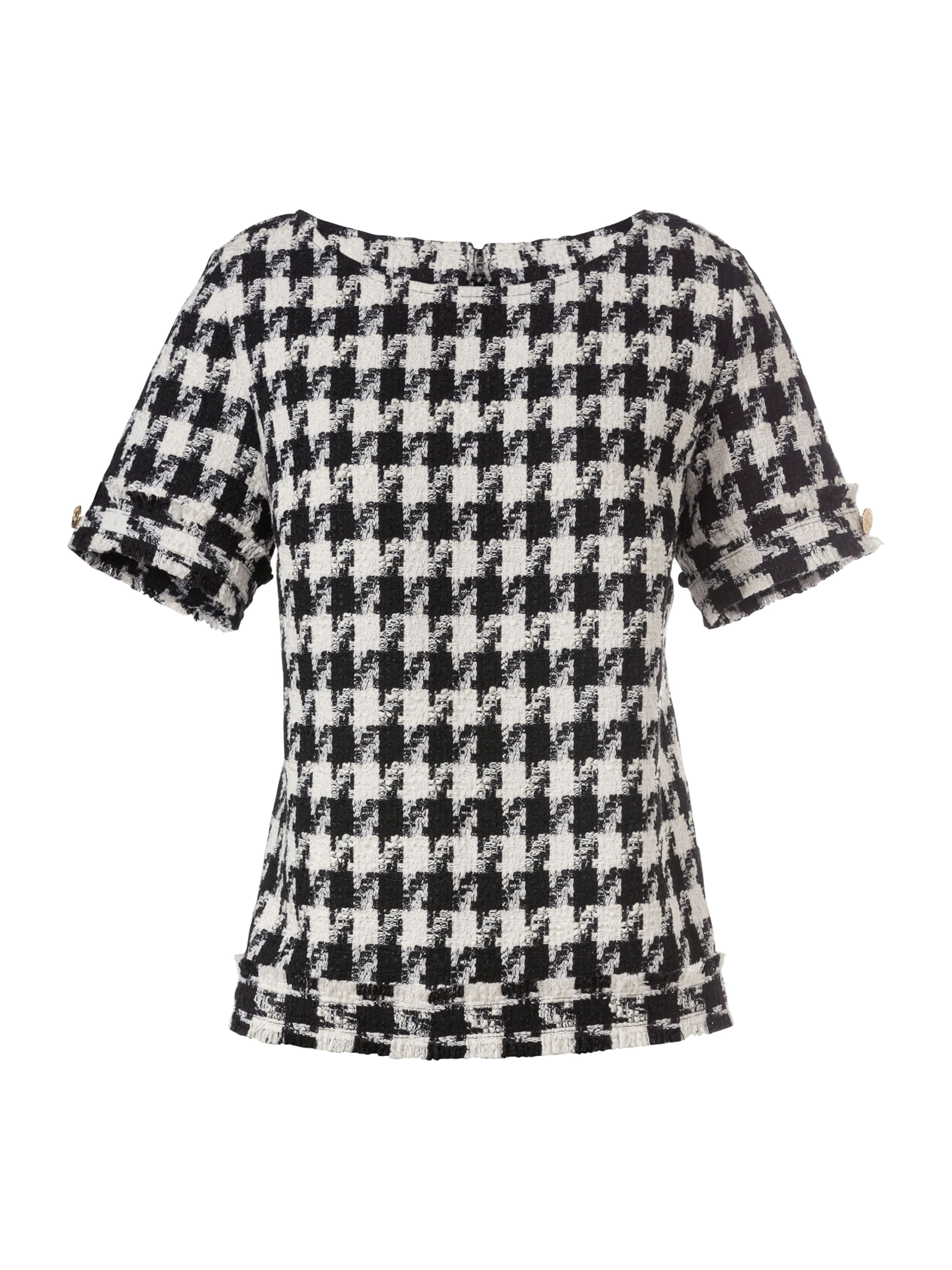 Camicia da donna di heine in nero: frontale