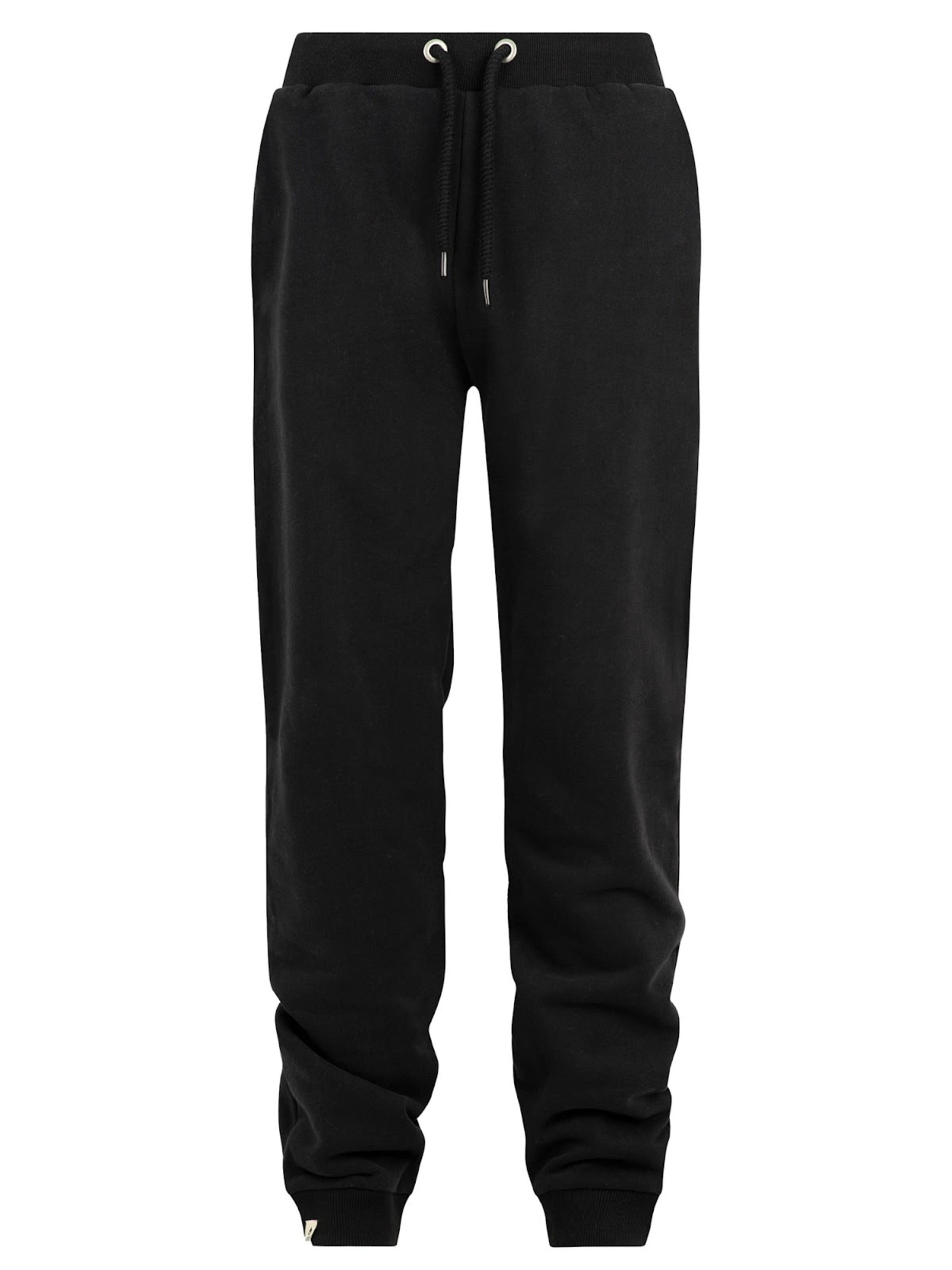 NOORLYS Regular Workout Pants 'MOMME' in Black: front