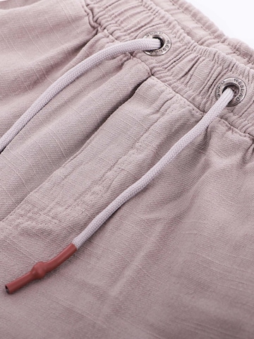 Reslad Regular Hose 'Baumwollhose Freizeithose kurz' in Grau